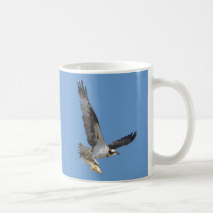 Flying Osprey & Fish Wildlife Photography Coffee Mug