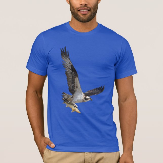 Flying Osprey Wildlife Fashion Series T-Shirt (Front)