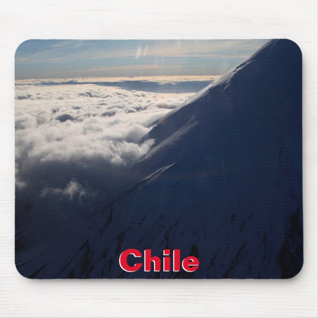Flying over Osorno Volcano, Chile Mouse Pad (Front)