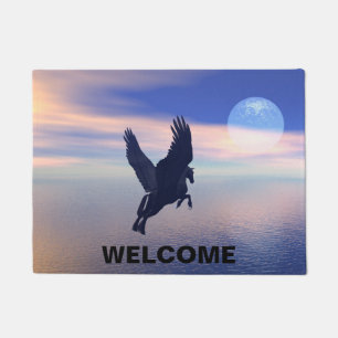 Flying Pegasus Door Mat