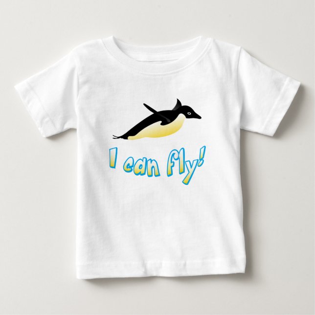 Flying penguin baby T-Shirt (Front)