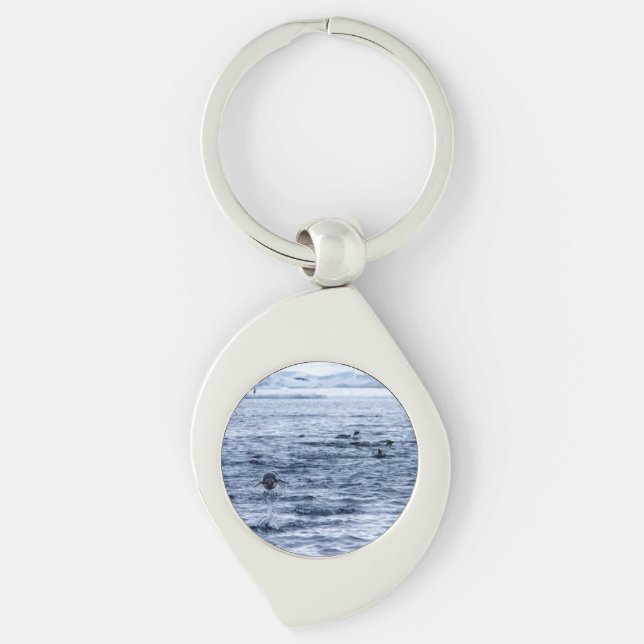 Flying penguin key ring (Front)