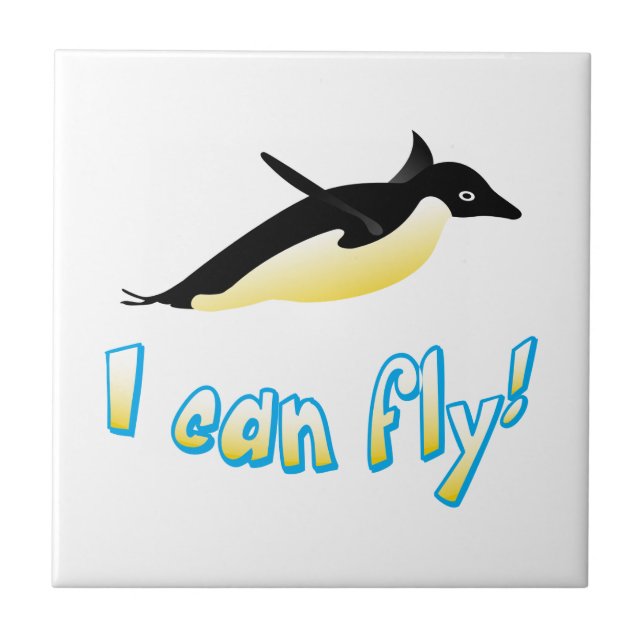 Flying penguin tile (Front)