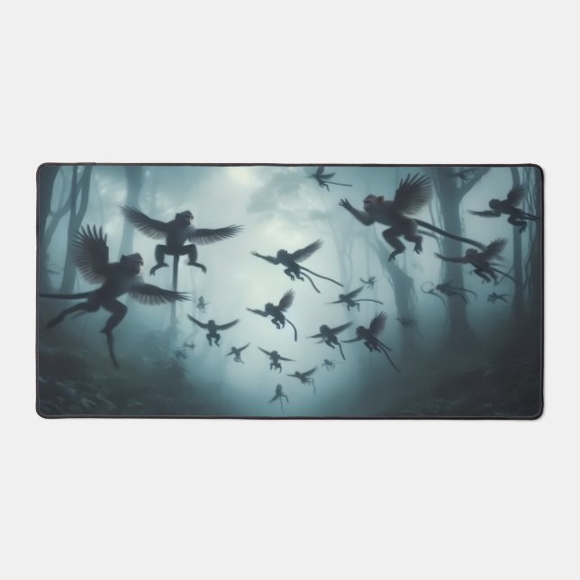 Flying Pests Desk Mat (Front)