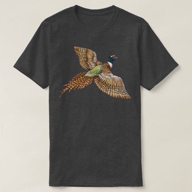 Flying Pheasant T-Shirt (Design Front)