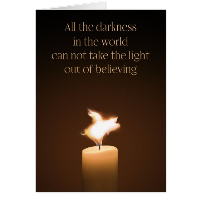 Flying Pig Candle Flame (Front)