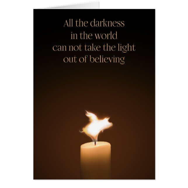 flying pig candle flame (Front)