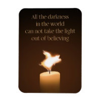 Flying Pig Candle Flame Magnet
