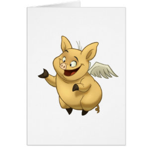 Flying Pig Card