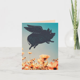 Flying Pig Card