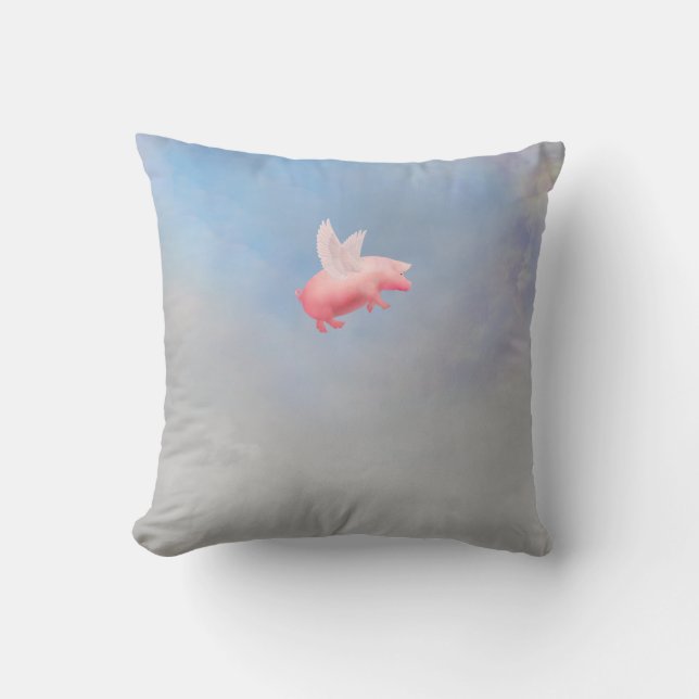 Flying Pig Cushion (Front)