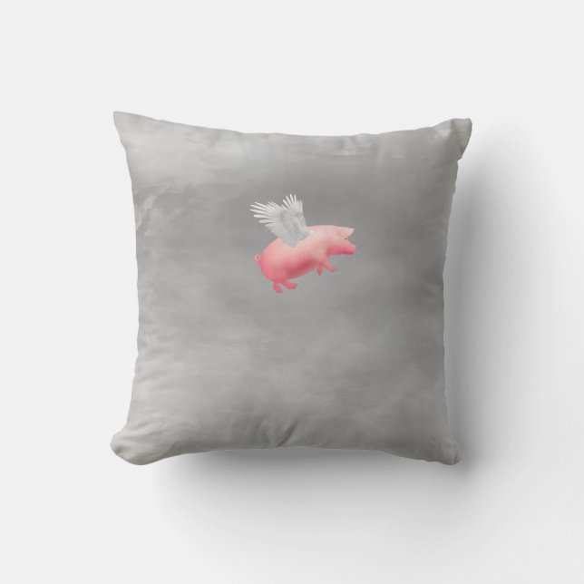 Flying Pig Cushion (Front)