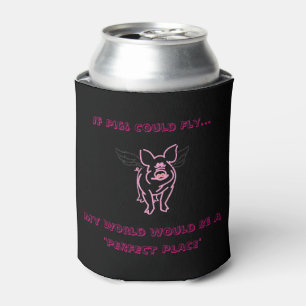 Flying Pig Custom Can Cooler