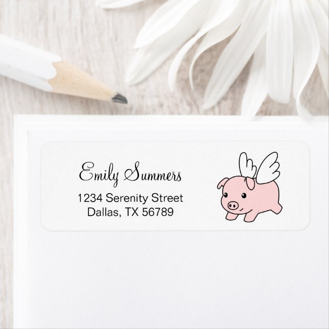 Flying Pig - Cute Piglet with Wings (Insitu)