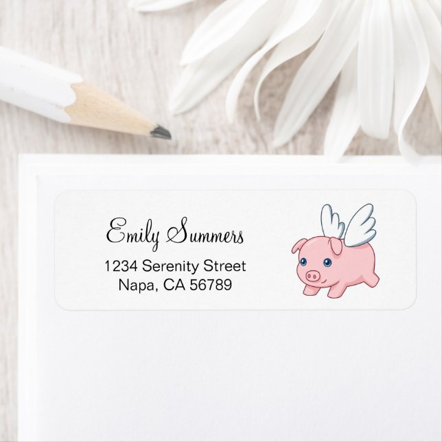 Flying Pig - Cute Piglet with Wings (Insitu)