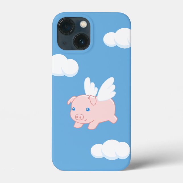 Flying Pig - Cute Piglet with Wings Case-Mate iPhone Case (Back)