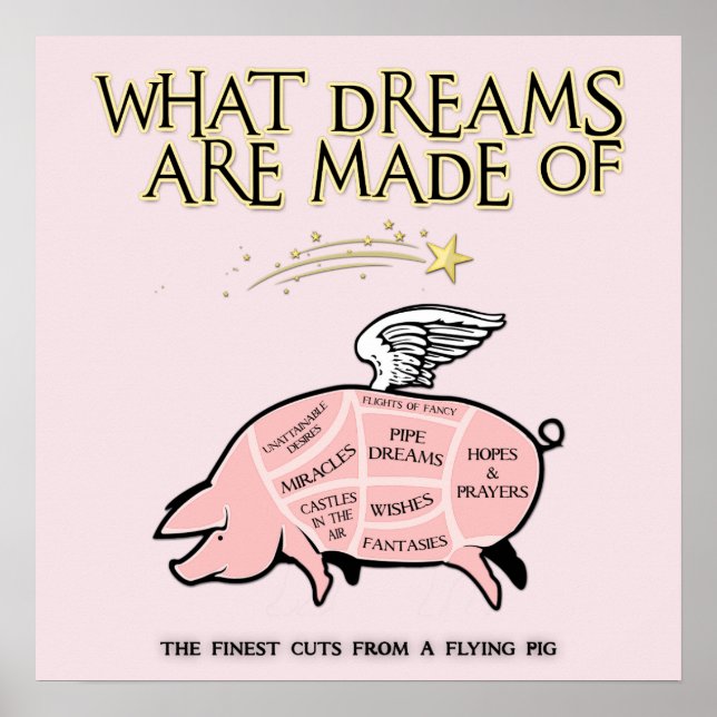 Flying Pig Cuts-What Dreams Are Made Of Poster (Front)