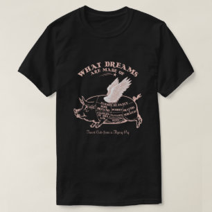 Flying Pig Diagram T-Shirt