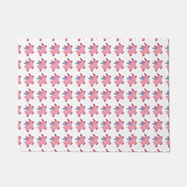 Flying Pig Doormat (Front)