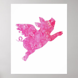 Flying Pig , Flying Pig, When Pigs Fly, Poster