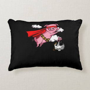 Flying Pig Funny Farm Animal Pork Decorative Cushion