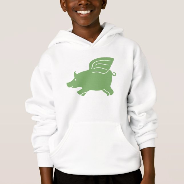 Flying Pig  -  Green (Front)