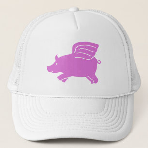 Flying Pig Hat -  Pink