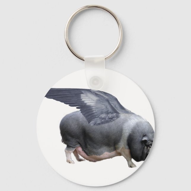 flying pig key ring (Front)