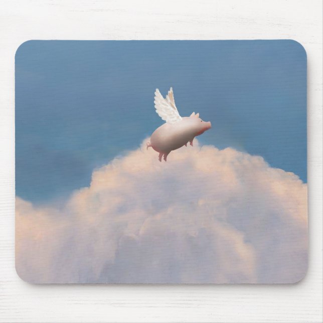 flying pig mousepad (Front)