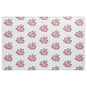 Flying pig pattern fabric