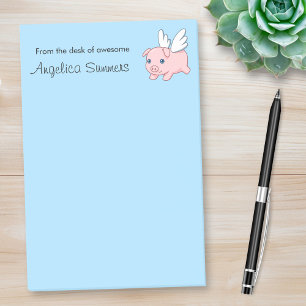 Flying Pig - Piglet with Wings Post-it Notes