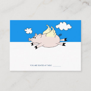 Flying Pig Place Cards