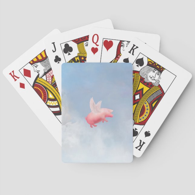 Flying Pig Playing Cards (Back)