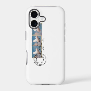 flying pig postage iphone case