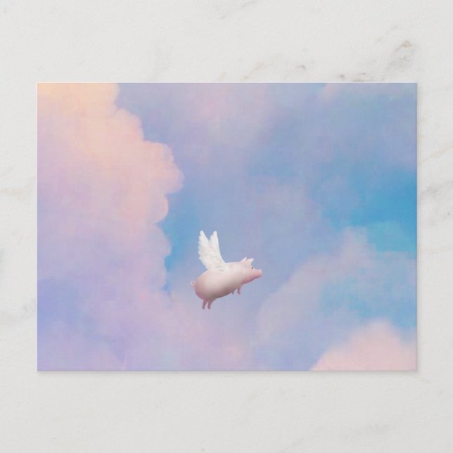 flying pig postcard (Front)