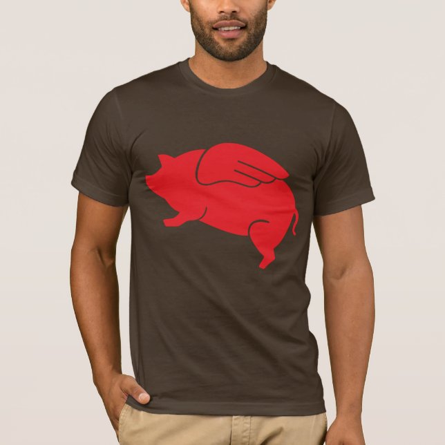 flying pig  🐷 T-Shirt (Front)