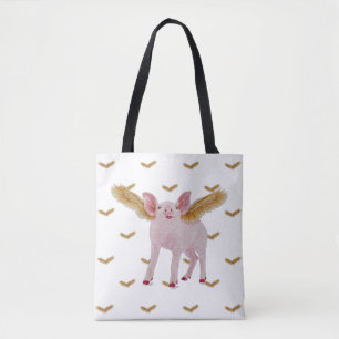 Flying Pig Tote Bag