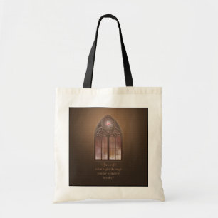 Flying Pig-What sight through yonder window Tote Bag