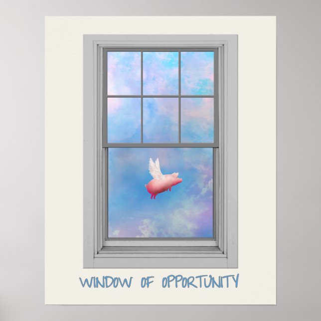 Flying Pig-Window of Opportunity Poster (Front)