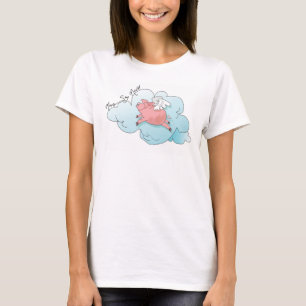 Flying pig women’s t-shirt