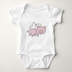 Flying Piggy Baby Bodysuit