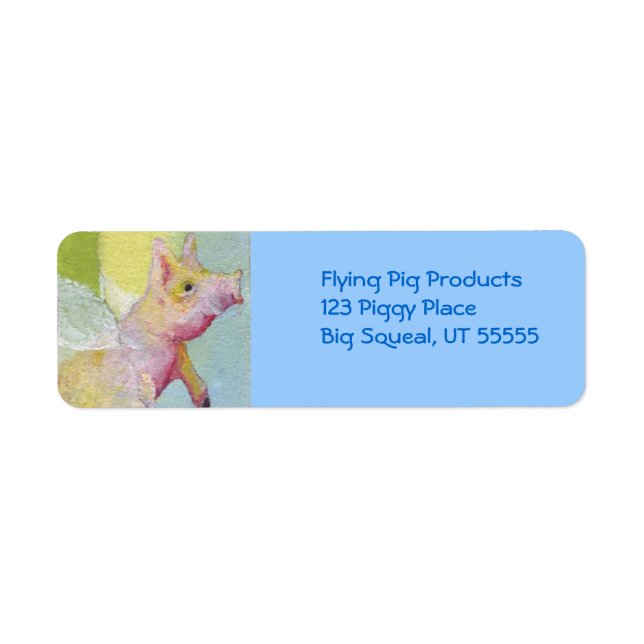 Flying Piggy Label (Front)