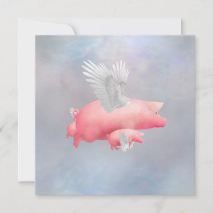 Flying Piglets Card