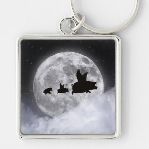Flying Piglets Keychain