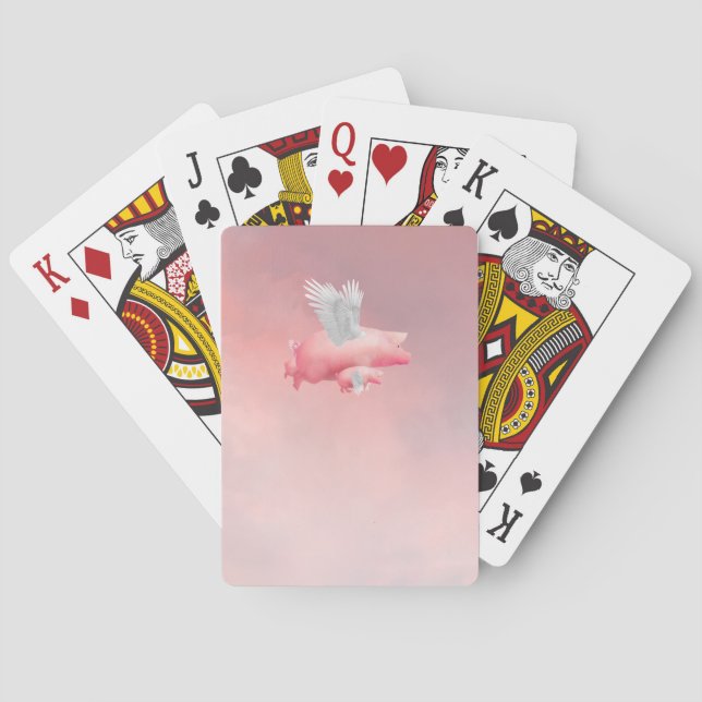 Flying Piglets Playing Cards (Back)