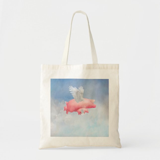 Flying Piglets Tote Bag (Front)
