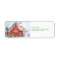 Flying Pigs Decorate the House  Label