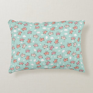 Flying Pigs Decorative Cushion