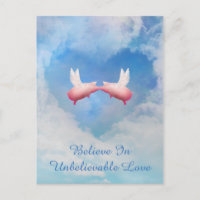 Flying Pigs Kissing-Believe In Unbelievable Love