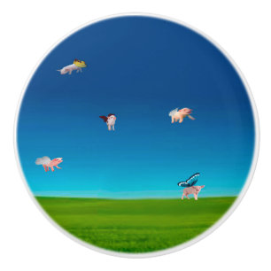 Flying Pigs Knob